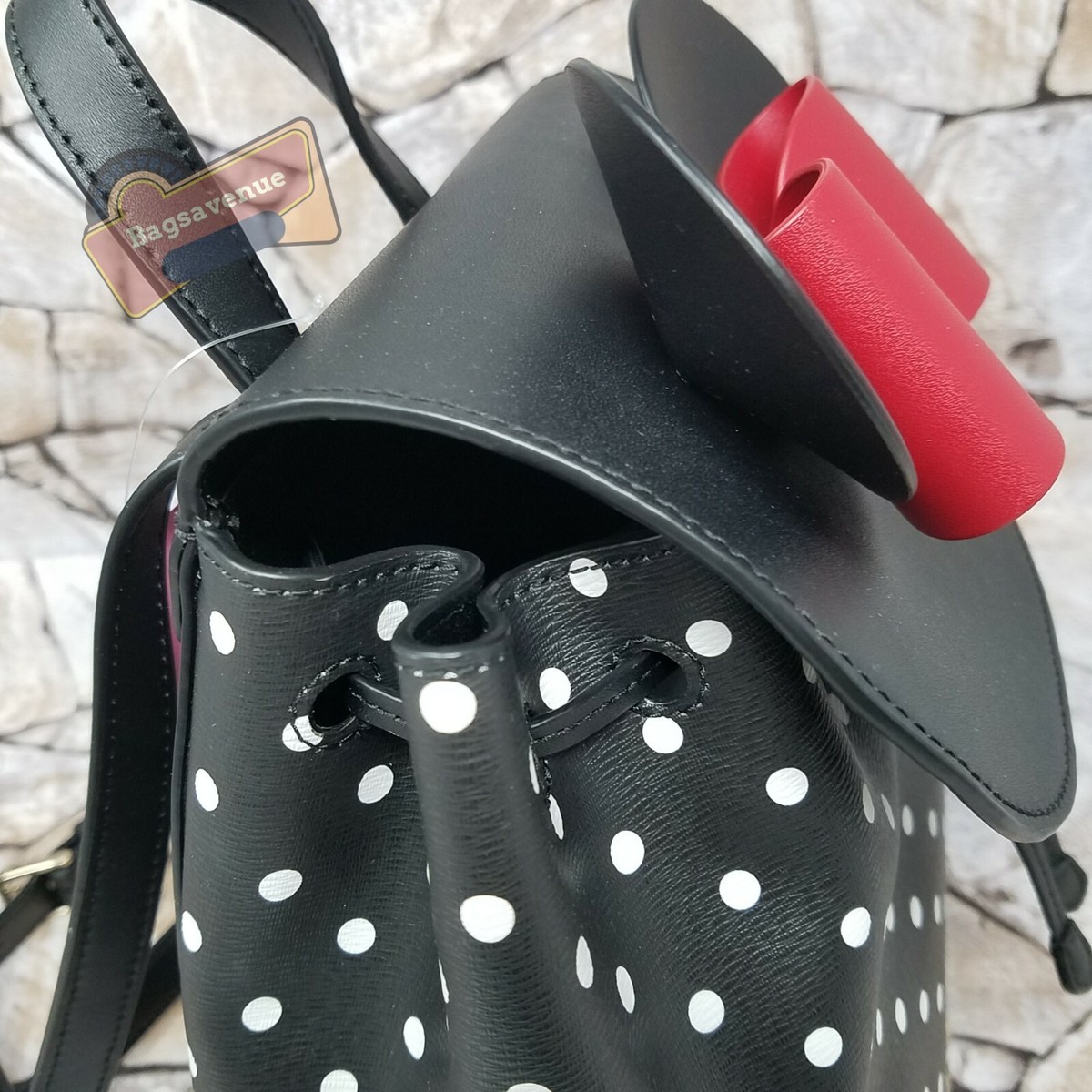 Authentic Disney x kate spade minnie mouse backpack Novelty Bag Purse BLACK Disney x kate spade minnie mouse backpack Novelty Bag Purse  main image 4