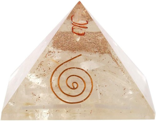 LG 75mm Reiki Healing Crystals Orgonite Pyramid Wealth & Success~EMF Protection - Picture 24 of 37