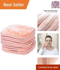 Makeup Removal Cloth Microfiber 5x5 Inches Washable Pack of 10 Gentle Clean
