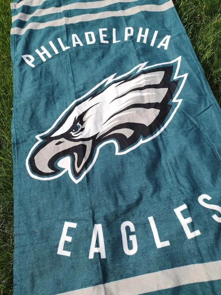 Toalla de playa Philadelphia Eagles - Fútbol americano NFL - 30" X 60" - Foto 4 de 4