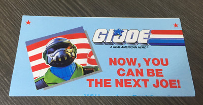 1988 GI Joe STEEL BRIGADE 6'' Mail Away Offer Form Hasbro ARAH Insert Promo