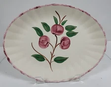 Oval Platter 13.5" x 10" ~ Cherry Bounce ~ Blue Ridge Southern Potteries ?