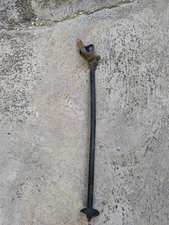 Vintage motorcycle field side stand