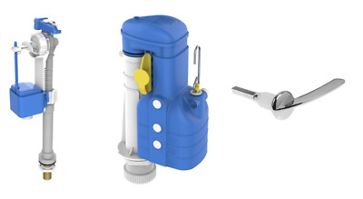 372687 Dudley Syphon Toilettenreparatur beinhaltet Verzögerungsaktion Füllventil mit Hebel