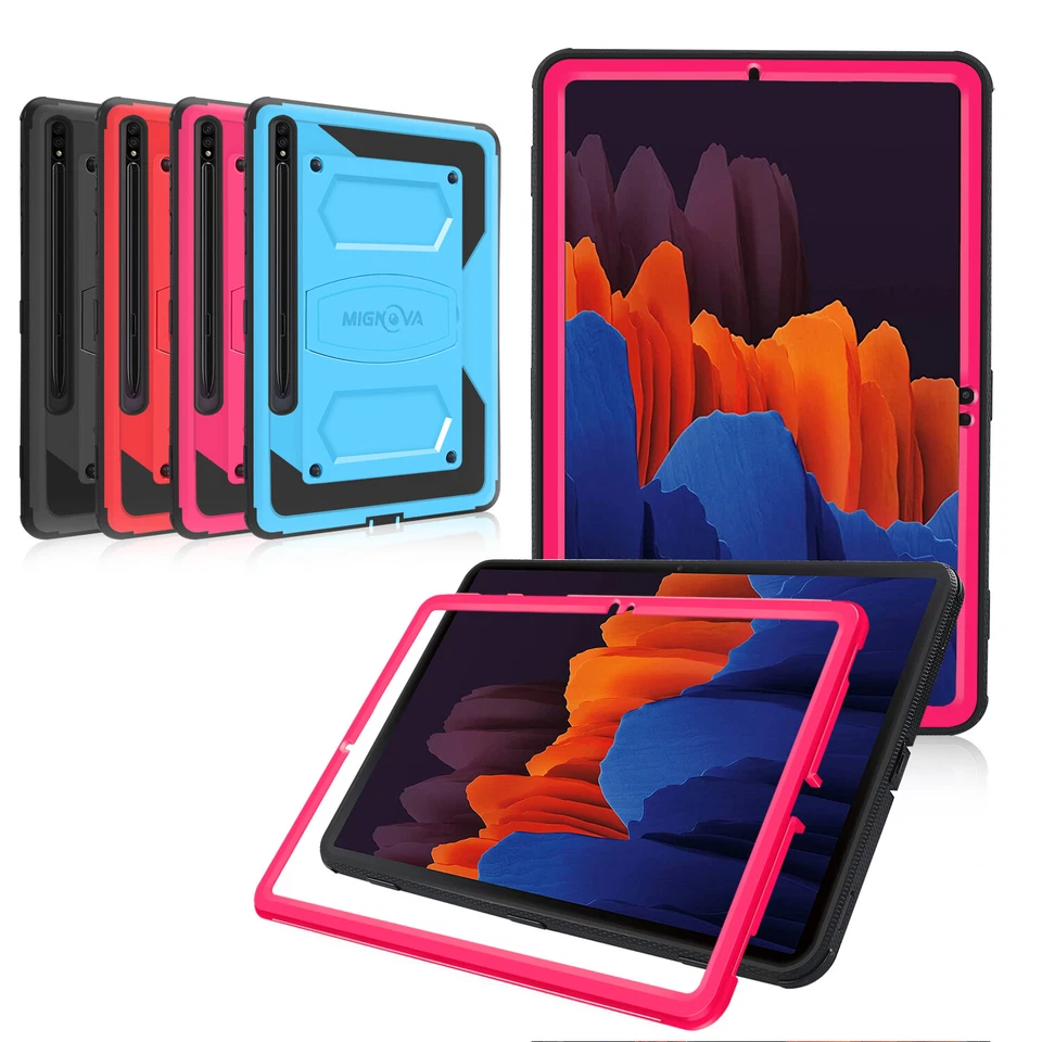 For Samsung Galaxy Tab S7 Plus/S8 Plus/S7/S8 With Stand Shockproof Rugged Case Foto 2 de 2