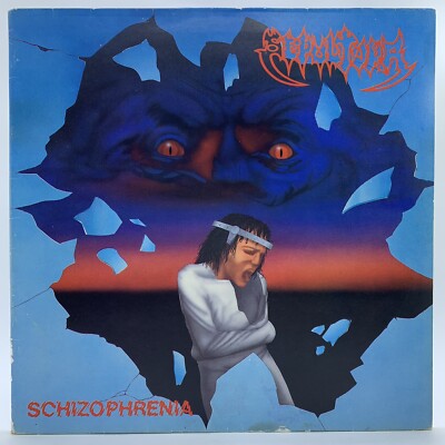 Sepultura Schizophrenia Lp Vinyl Brazil OG 1987 Gatefold VG/VG