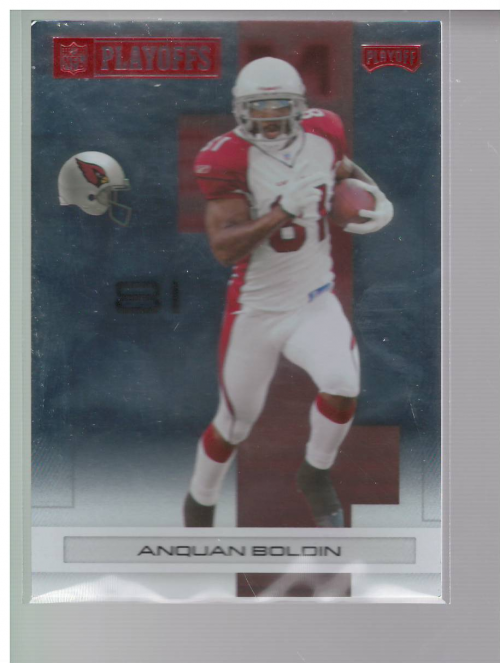 A9573- 2007 Playoff NFL Playoffs Red Metalized FB -You Pick- 15+ FREE US SHIP