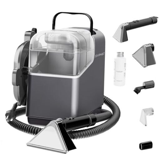 Portable Carpet Cleaner Machine for Carpet & Upholestery, Powerful Suction