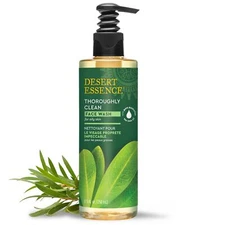 Desert Essence Thoroughly Clean Face Wash with Tea Tree Oil – Natural Facial
