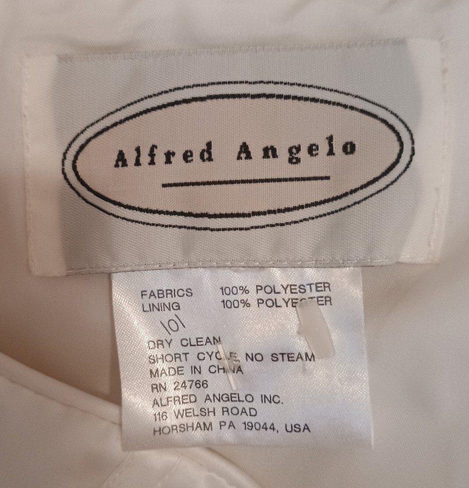 Alfred Angelo Ivory Wedding Dress Bridal Gown Approx Size UK 2224 eBay