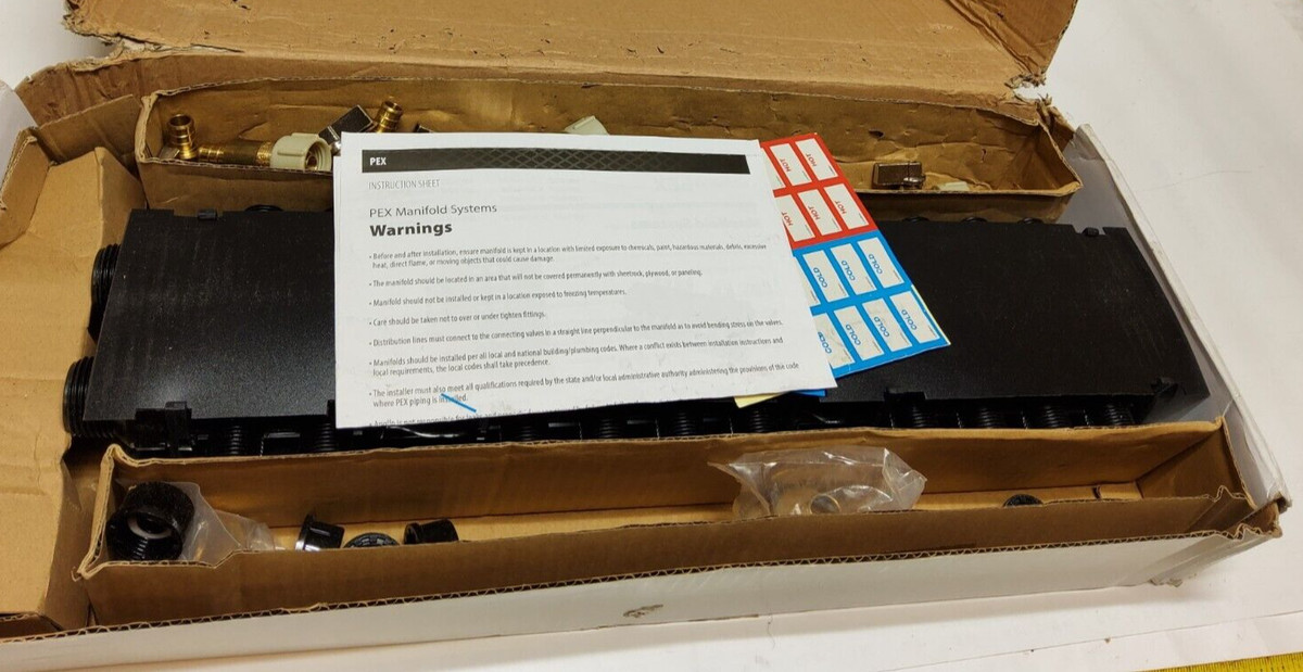 New Apollo 6907920CP 20-Port PEX Manifold with 1/2
