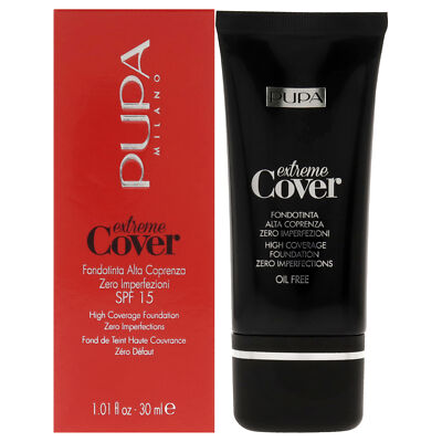 Extreme Cover Foundation SPF 15 - 010 Alabaster by Pupa Milano - 1.01 oz