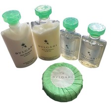 BVLGARI au th  Vert Green Tea Lotion, Shampoo, Conditioner and Soap Bundle NEW