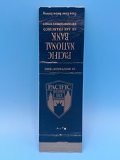 Vintage Pacific National Bank San Francisco Matchbook Cover 333 Montgomery St