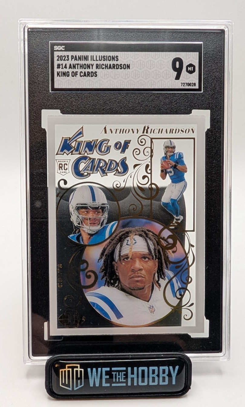 Anthony Richardson 2023 Panini Illusions King of Cards Rookie SGC 9 Colts