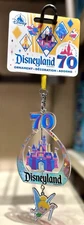 2025 Disneyland 70th Anniversary Iridescent Castle Tinker Bell Mobile Ornament