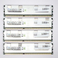 64GB 4x16GB Samsung M393B2K70DM0YH9 16GB DDR3-1333MHz PC3-10600 ECC RAM