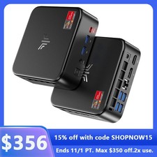 KAMRUI E3B 4K MINI PC AMD Ryzen 5 7430U 16GB DDR4 RAM 512GB SSD Win11 Pro WIFI 6