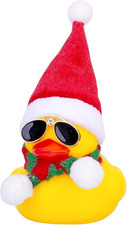 Rubber Duck Car Ornaments Yellow Duck Car Dashboard Decorations for Christmas De