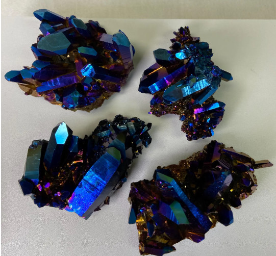 Titanium Crystal Blue Color  Home Decor  Housewarming, Healing Crystal Gifts