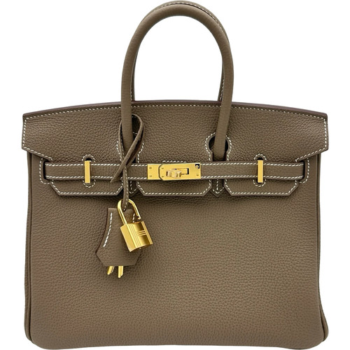 HERMES Birkin 25 Handbag K Stamp #OKB6509