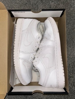 Jordan Air Jordan 1 Low Triple White White/White Men s Sneaker 553558-136