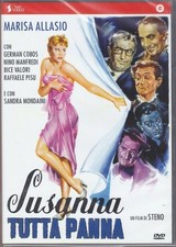 Dvd SUSANNA TUTTA PANNA con Sandra Mondaini Nino Manfredi nuovo 1957
