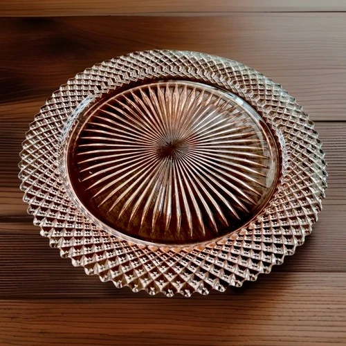 1930’s Pink Depression Glass Anchor Hocking Miss America Pink 10” Dinner Plate