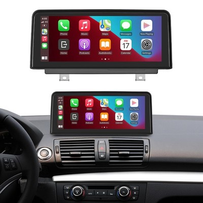 12.3' für BMW CIC 1er E81 E82 E87 E88 Wireless CarPlay Android Auto Touchscreen