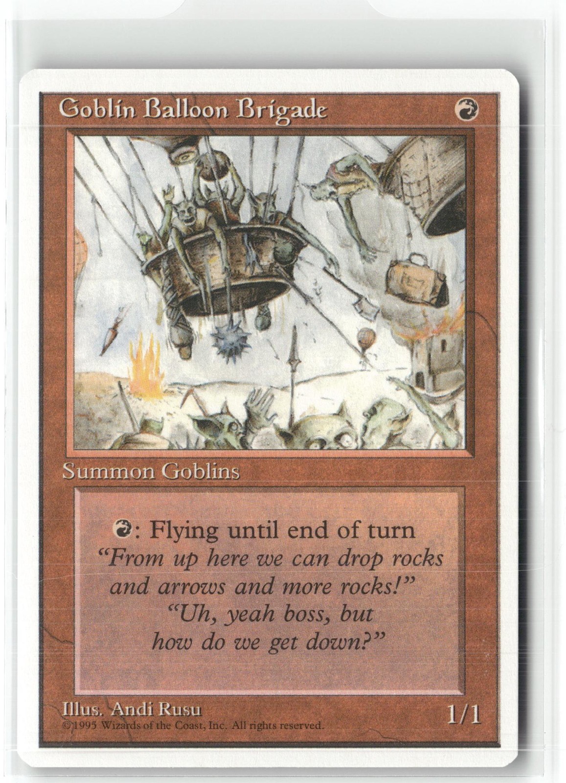 Goblin Balloon Brigade 11 Anthologies Magic: The Gathering Uncommon LP