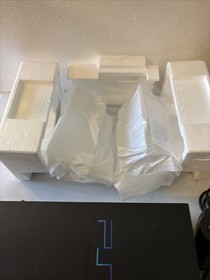 Sony PlayStation 2 Fat Console Black SCPH-30001R w/ Box Great Shape Wow!