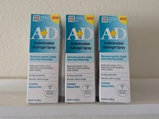 Lot Of 3 A D Antimicrobial Hydrogel Spray