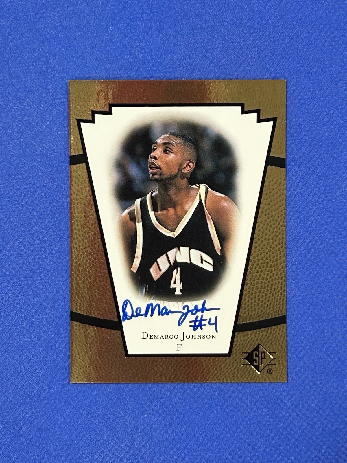 1998-99 SP Top Prospects Vital Signs DeMarco Johnson #DJ Auto autograph VV