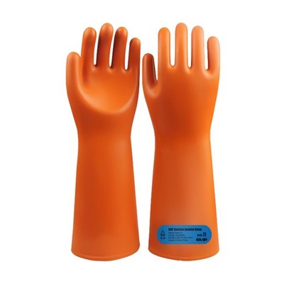 Dielectric Electrician Gloves - Class 3 ASTM Compliant High Voltage Electrica...
