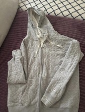 Champion Herren Zip-Hoodie L Grau Fleece Baum...