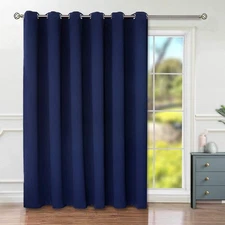 BGment Fashion Sliding Door Curtain 120 X 96 Inches, Wide Thermal Blackout