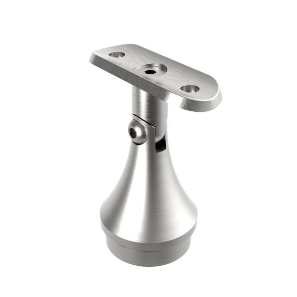 Edelstahl Handlaufhalter Konisch V2A Aisi 304 Geschliffen 42,4Mm Pfosten Gelenk-image