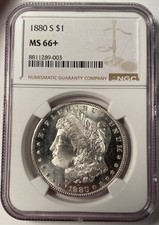 MS 66 Graded 1880 Year Morgan US Dollars (1878-1921) for sale | eBay