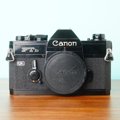 Komplette analoge Canon Ftb-N Gehäusekamera schwarz 01