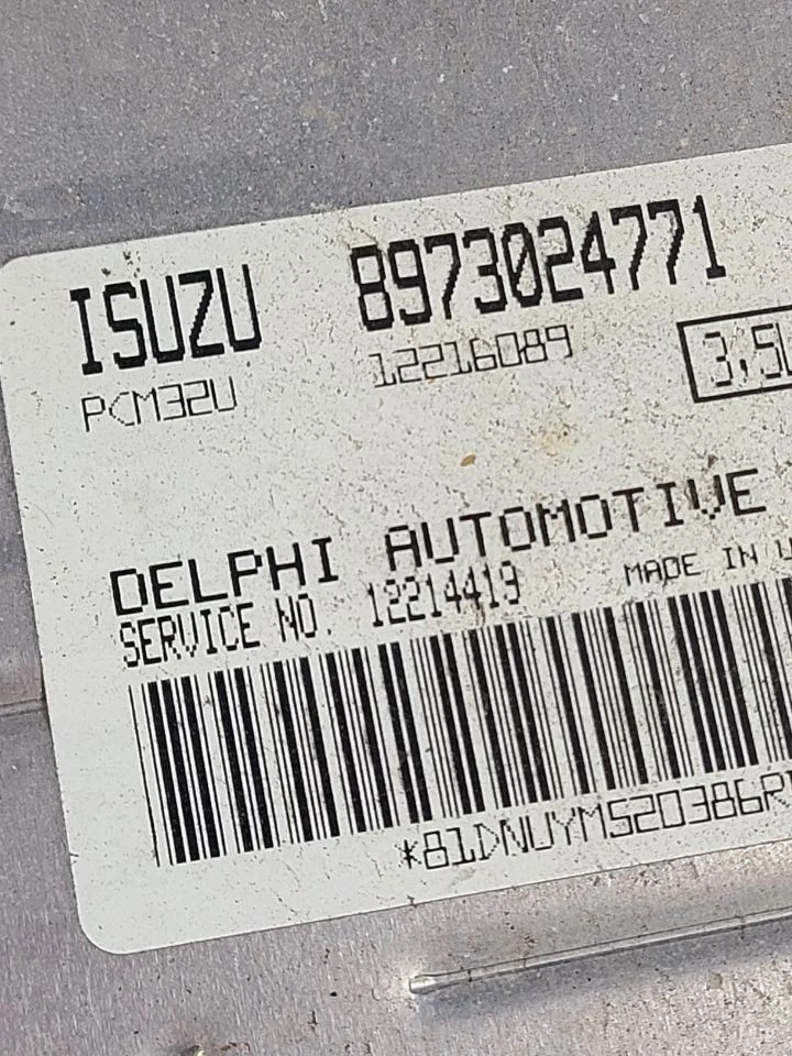Engine ECM Electronic Control Module From 10/01 Fits 02 ISUZU TROOPER 646771 - Image 2 of 4