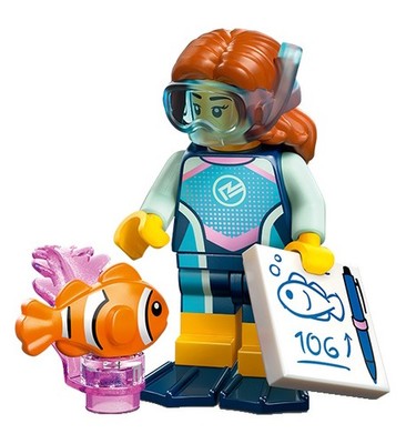 LEGO  - Minifigs - Collectible Minifigures - col29-2 - Meeresbiologin (71052)