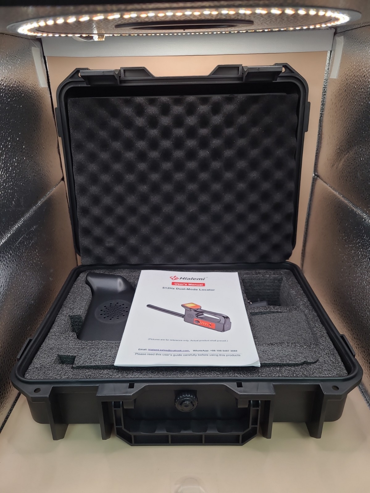 New Hialemi 512Hz Dual-Mode Handheld Underground Pipe Locator