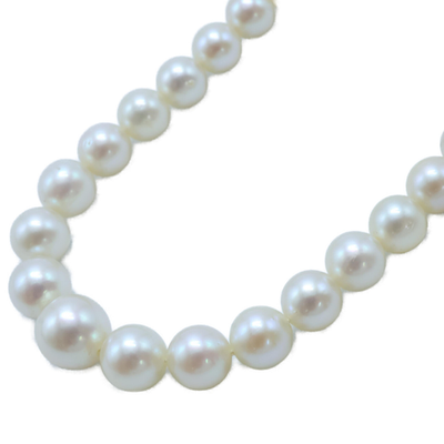 Mikimoto 3.0-7.0mm Pearl Necklace with Silver Clasp | eBay