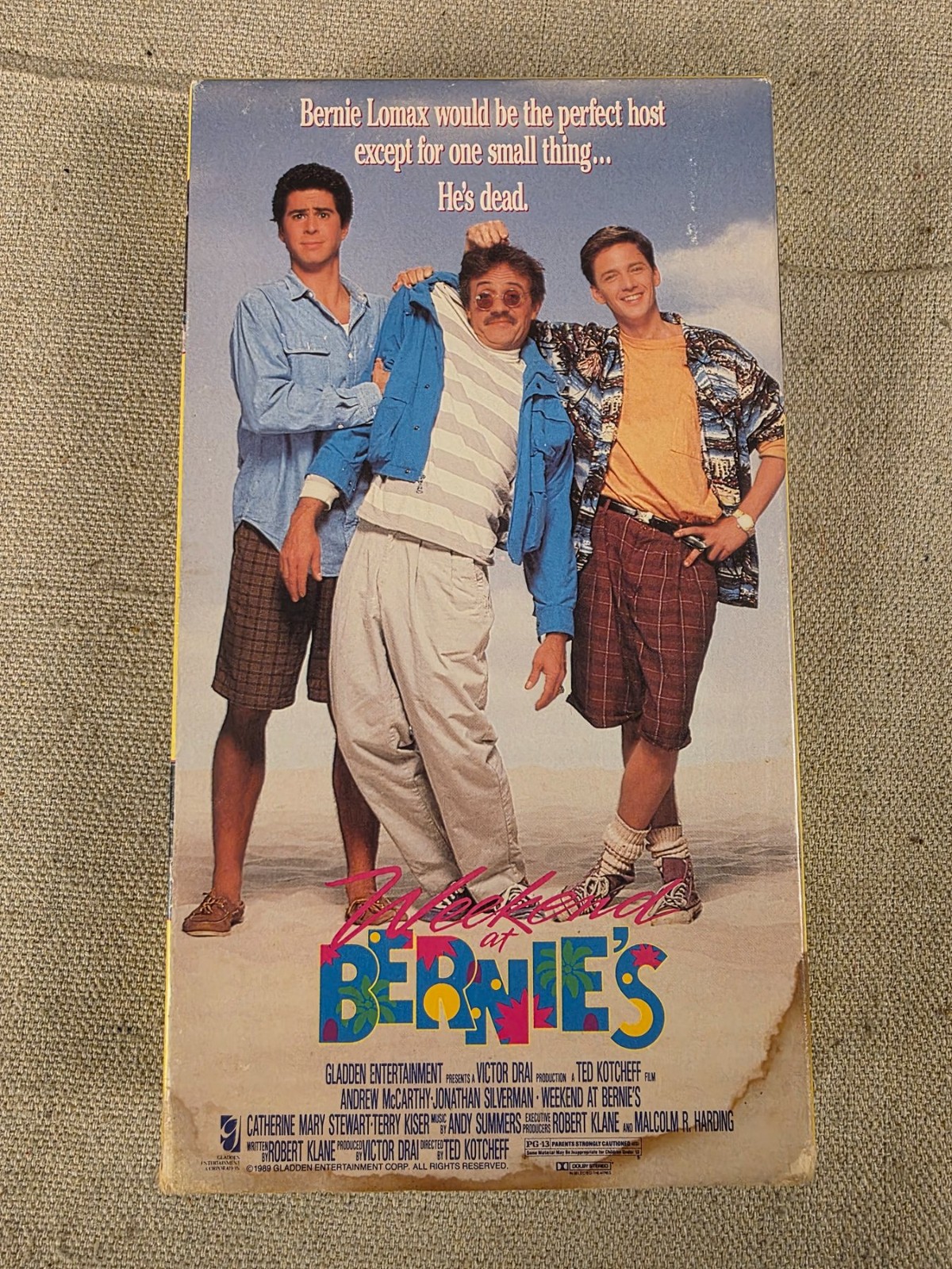 Weekend at Bernie's 1989 VHS Comedy Movie Andrew McCarthy Jonathan Silverman