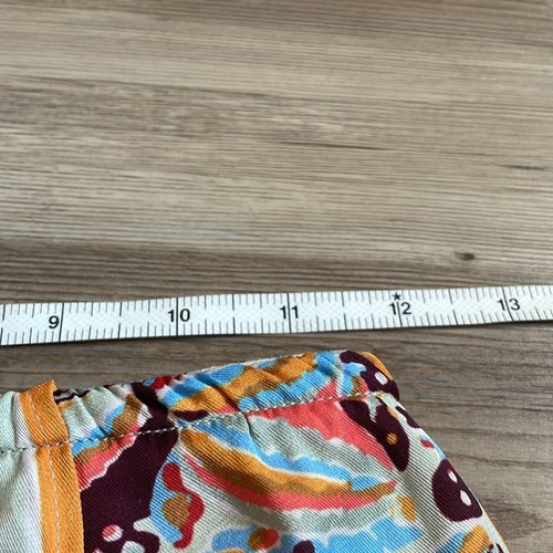 Anthropologie Wrap Mini Skirt Tassel Fringe Trim Geometric Multicolor XS NWT - Picture 5 of 10