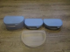 Tupperware  Frische-Kabinett 3 mit blauem Deckel für Aufschnitt 4x300/1x650ml