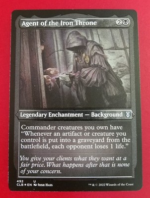 1x Agent of the Iron Throne | FOIL-ETCHED | Battle for Baldur's Gate | MTG Magic