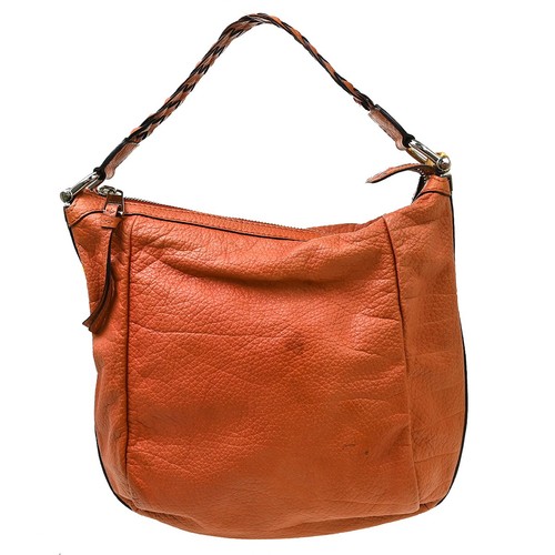 Best06 Gucci Brown Leather Bamboo Handbag 257090 002058 YQ09820