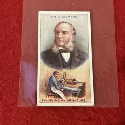 1924 Bucktrout  Inventors  WILHELM SIEMENS Tobacco Card #19   EX