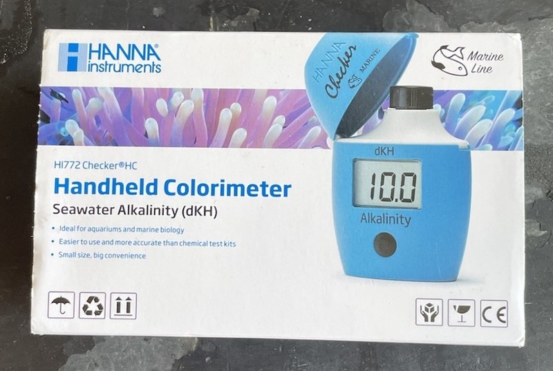 Hanna Saltwater Aquarium Alkalinity Colorimeter (dKH) Checker HC - HI772